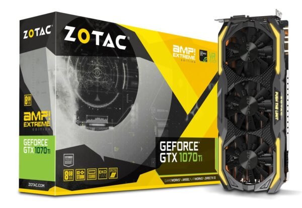 ZOTAC GeForce® GTX 1070 Ti AMP Extreme 8GB GDRR5 256-bit