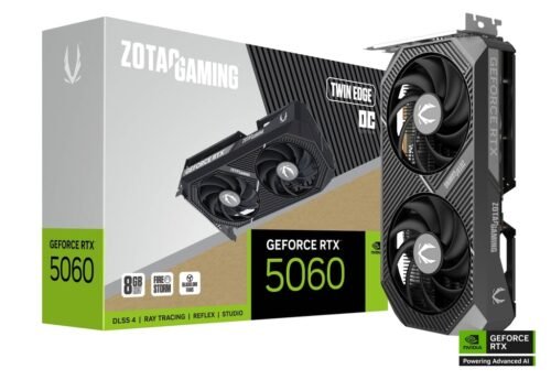 ZOTAC Gaming GeForce RTX 5060 Twin Edge 8GB